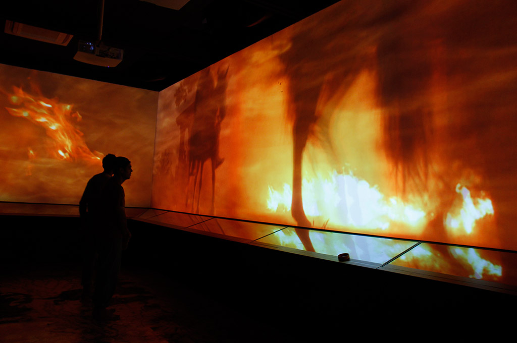 Jesuit-Guarani Cultural Interpretation Centre — Large-scale projection