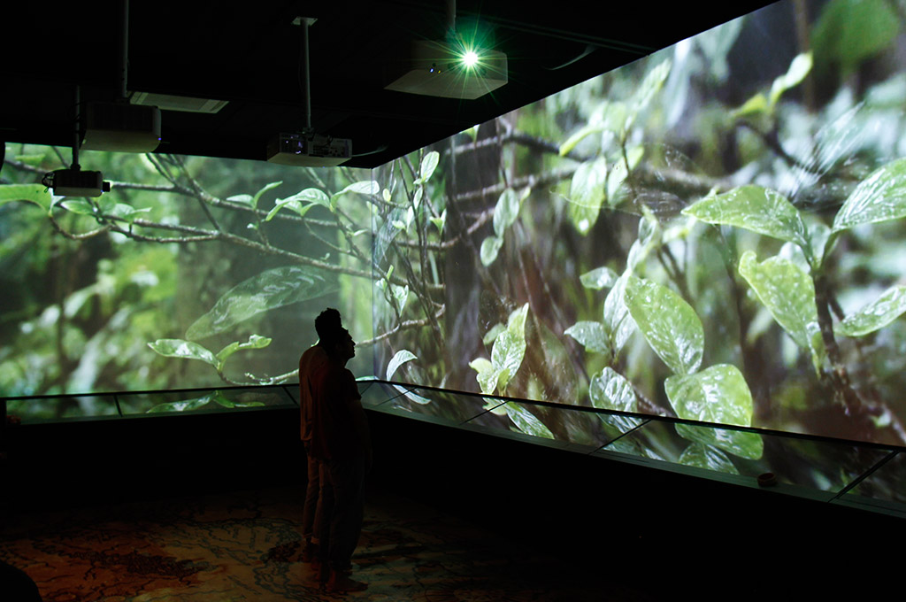 Jesuit-Guarani Cultural Interpretation Centre — Large-scale projection