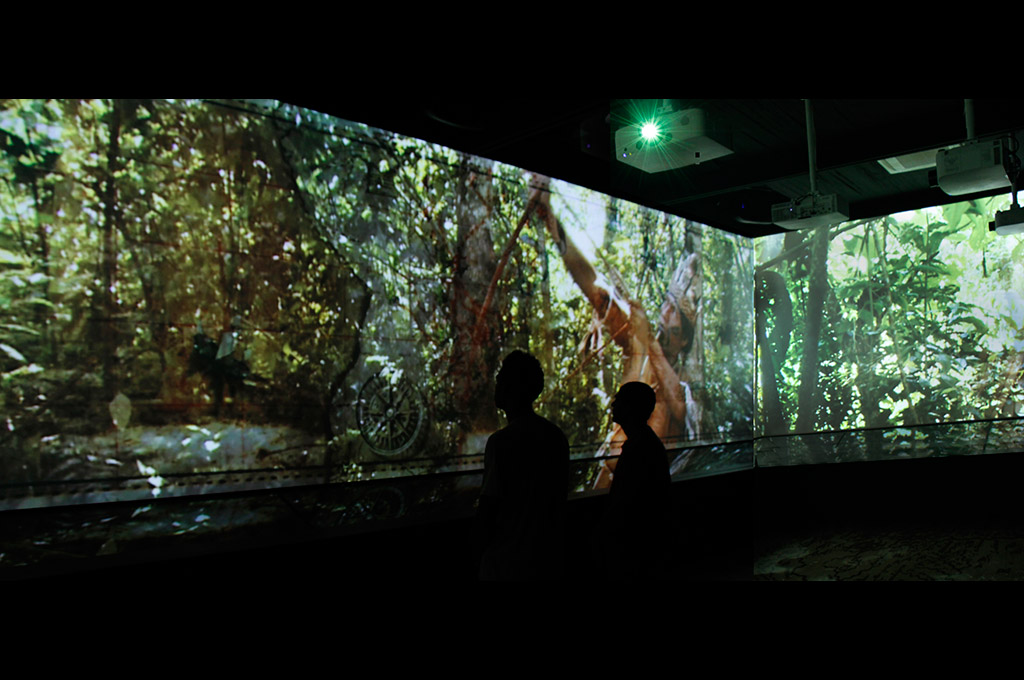 Jesuit-Guarani Cultural Interpretation Centre — Large-scale projection