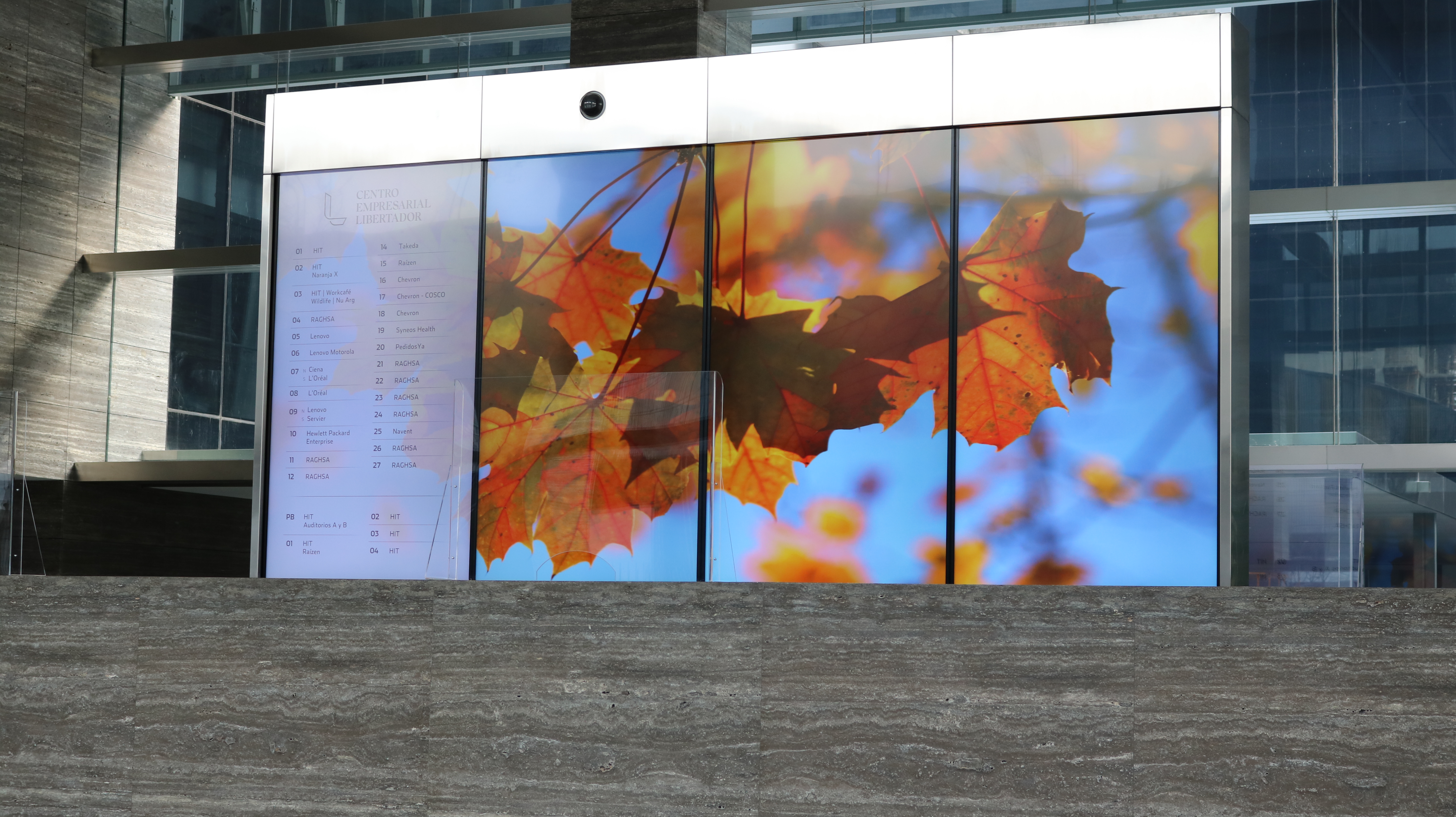 Frontdesk - Libertador Business Center — Digital Signage